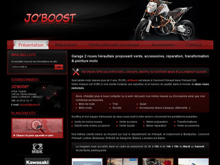 Aperçu visuel du site http://www.joboost-moto-34.fr