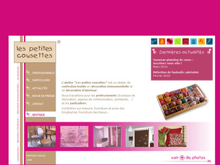 Décoration textile Les Petites Cousettes - Lespetitescousettes.fr