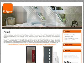 Aperçu visuel du site http://www.polypol.fr