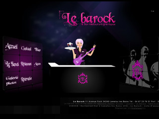 Aperçu visuel du site http://www.lebarock-lamalou-34.com