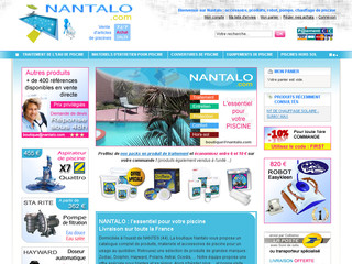 Aperçu visuel du site http://www.nantalo.com
