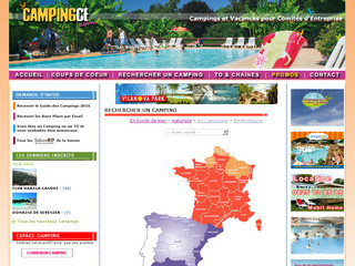 Aperçu visuel du site http://www.campingce.com