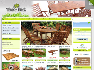 Wood-en-stock.com - Mobilier en teck à prix discount