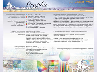 Aperçu visuel du site http://poussepoussegraphic.free.fr