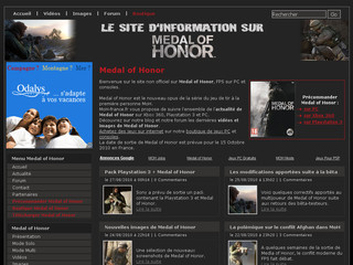 Medal of Honor sur Moh-france.fr