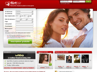 Aperçu visuel du site http://www.flirtfair.fr/