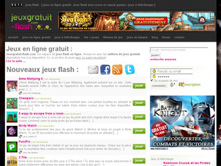 Aperçu visuel du site http://www.jeuxgratuit-flash.com