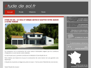 Aperçu visuel du site http://www.etude-de-sol.fr