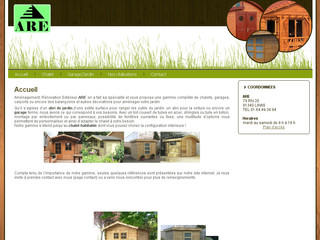 Aperçu visuel du site http://www.arelinas.com/