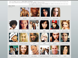 Aperçu visuel du site http://www.clips-music.com/annuaire