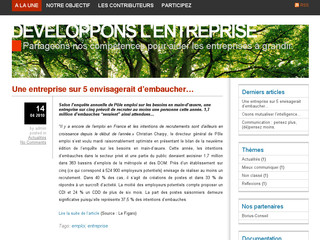 Aperçu visuel du site http://www.developpement-entreprise.fr