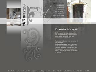 Aperçu visuel du site http://www.ferronnerie-aix-provence.com