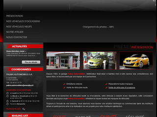 Aperçu visuel du site http://www.palma-automobiles.com