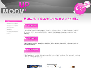 Aperçu visuel du site http://www.moov-up.fr/