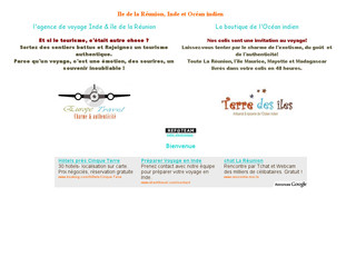 Aperçu visuel du site http://www.terre-des-iles.com