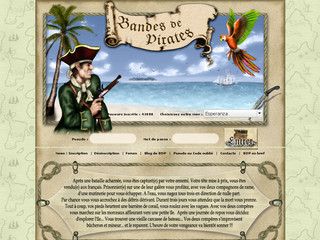 Aperçu visuel du site http://www.bandes-de-pirates.fr