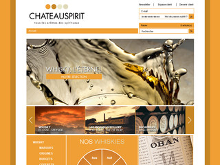 Aperçu visuel du site http://www.chateauspirit.com/