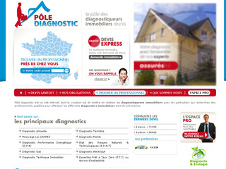 Aperçu visuel du site http://www.pole-diagnostic.com