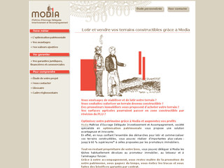 Aperçu visuel du site http://www.modia.fr