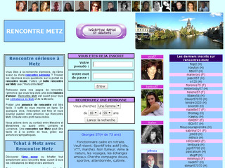 Aperçu visuel du site http://www.rencontres-metz.fr