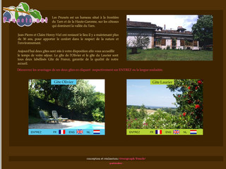 Aperçu visuel du site http://www.prunets.net