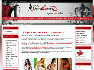Aperçu visuel du site http://www.shivaleecious.fr