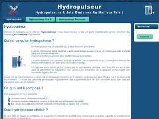 Hydropulseur.net - Hydropulseurs et Jets Dentaires