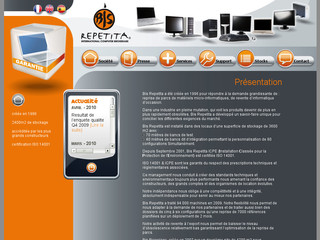 Aperçu visuel du site http://www.bisrepetita.com