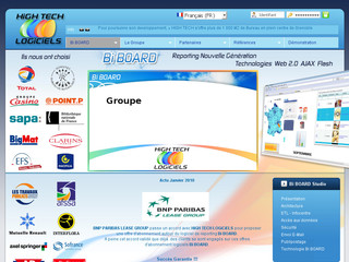 Aperçu visuel du site http://www.group-high-tech.com