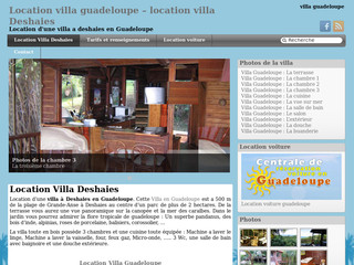 Aperçu visuel du site http://villa.guadeloupe-guadeloupe.com
