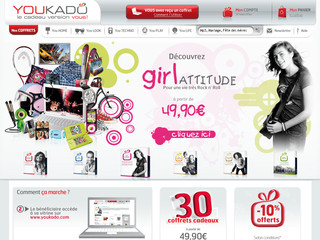 Aperçu visuel du site http://www.youkado.com