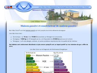 Aperçu visuel du site http://www.visionhabitats.fr