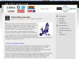 Aperçu visuel du site http://zoom-actu.new.fr