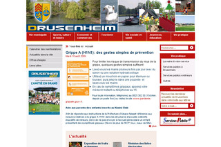 Aperçu visuel du site http://www.drusenheim.fr