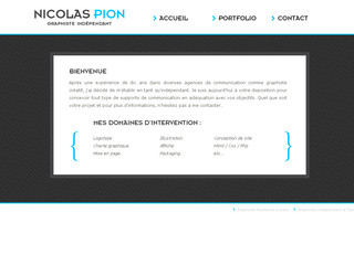 Aperçu visuel du site http://nicolaspion.fr