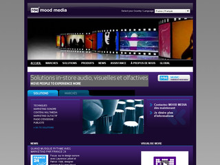 Aperçu visuel du site http://www.moodmedia.fr/