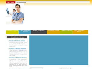 Aperçu visuel du site http://www.cv-infirmier-infirmiere.com