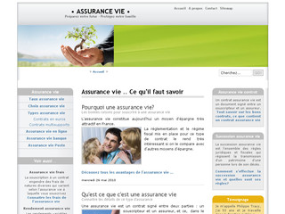 Aperçu visuel du site http://www.assurance-vie-deces.com