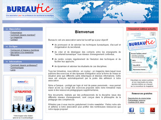 Aperçu visuel du site http://www.bureau-tic.be/