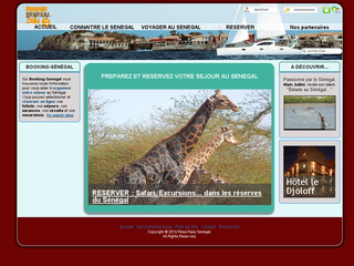 Aperçu visuel du site http://www.booking-senegal.com Aperçu visuel du site http://www.booking-senegal.com