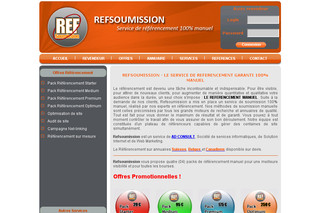 Refsoumission.com : Referencement naturel de sites Internet