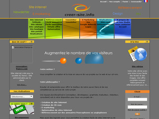 Créer votre site Internet pro avec Creer-site.info