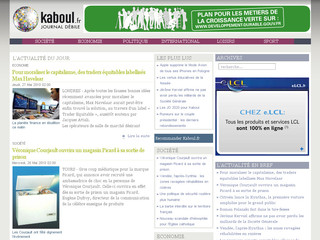 Aperçu visuel du site http://kaboul.fr
