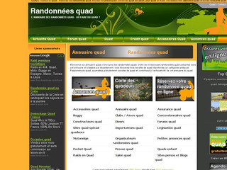 Aperçu visuel du site http://www.annuaire-quad.fr