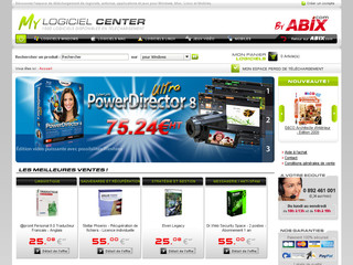 Aperçu visuel du site http://logiciels.abix.fr