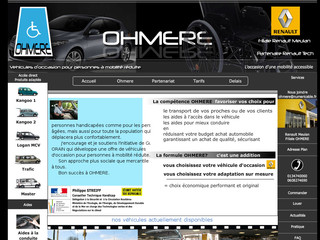 Aperçu visuel du site http://www.ohmere.com