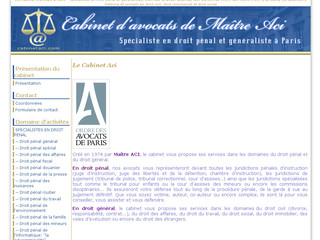 ACI - Cabinet d  'avocats Aci Paris sur Cabinetaci.com
