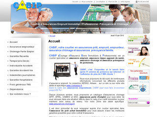 Aperçu visuel du site http://www.cabip.com