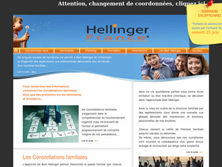 Aperçu visuel du site http://www.hellinger-france.com/