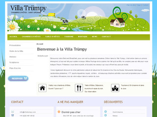 Villa Trümpy - Chambres d'hôtes et table d'hôtes - Jura Suisse - Villatrumpy.com